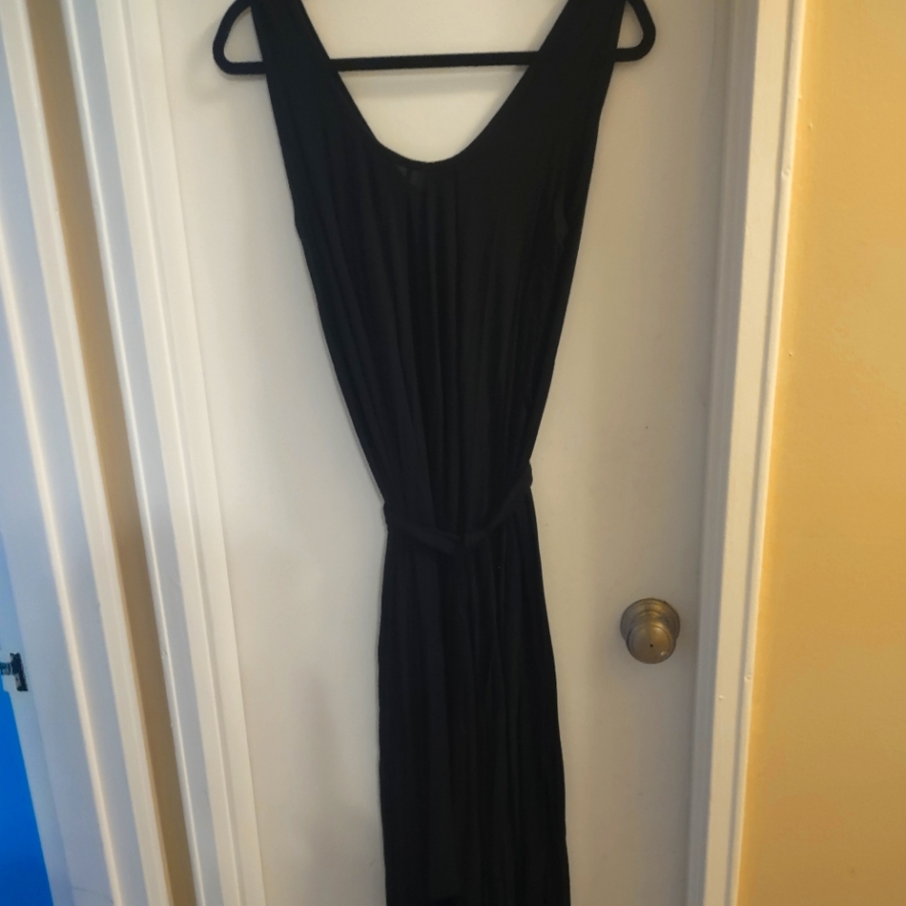 Latched Mama Black Pleated Dress